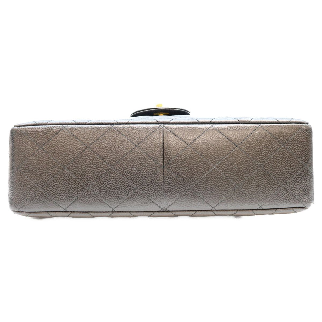 Chanel Black Caviar Single Maxi Quilted 30 Shoulder Bag — view 5