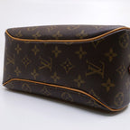 Louis Vuitton Blois Shoulder Bag Monogram Canvas Brown Gold — view 4