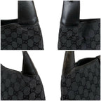 Gucci Jackie Hobo GG Canvas Black Line Shoulder Bag — view 4