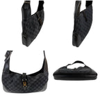 Gucci Jackie Hobo GG Canvas Black Line Shoulder Bag — view 3