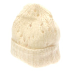 Celine Beanie Knit Cap White TU Hat