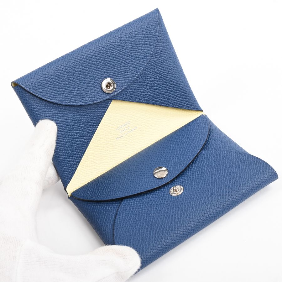 Hermes Card Case Calvi Duo Verso — view 4