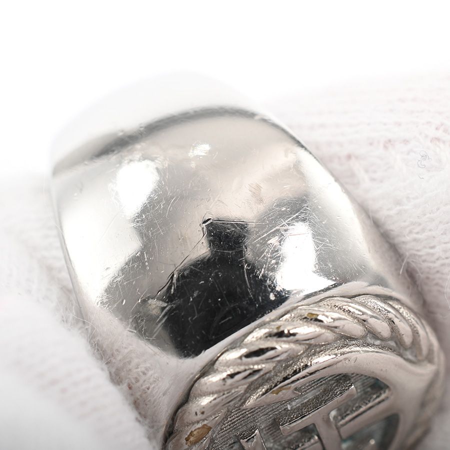 Hermes Ring Anchor Silver — view 8