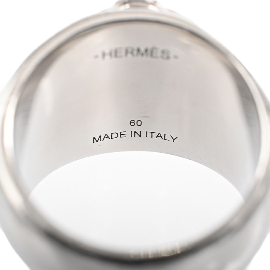 Hermes Ring Anchor Silver — view 5