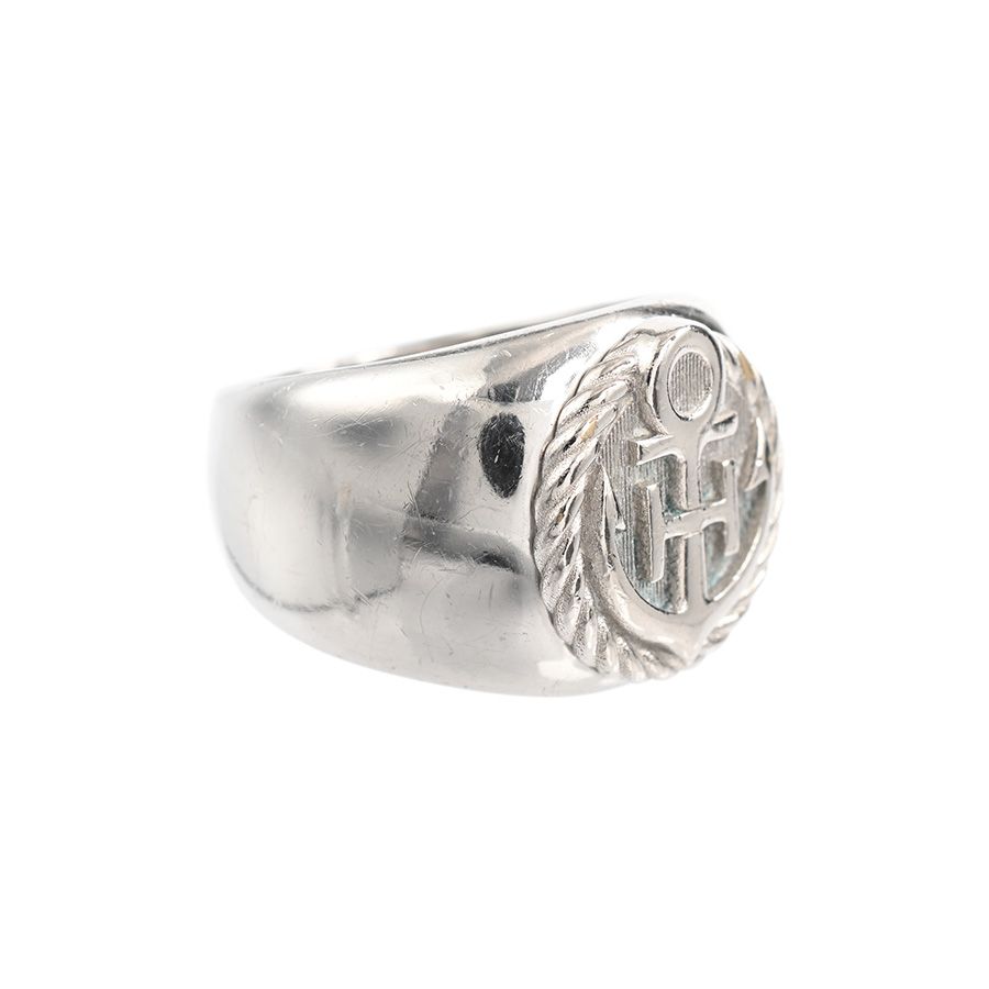 Hermes Ring Anchor Silver — view 2