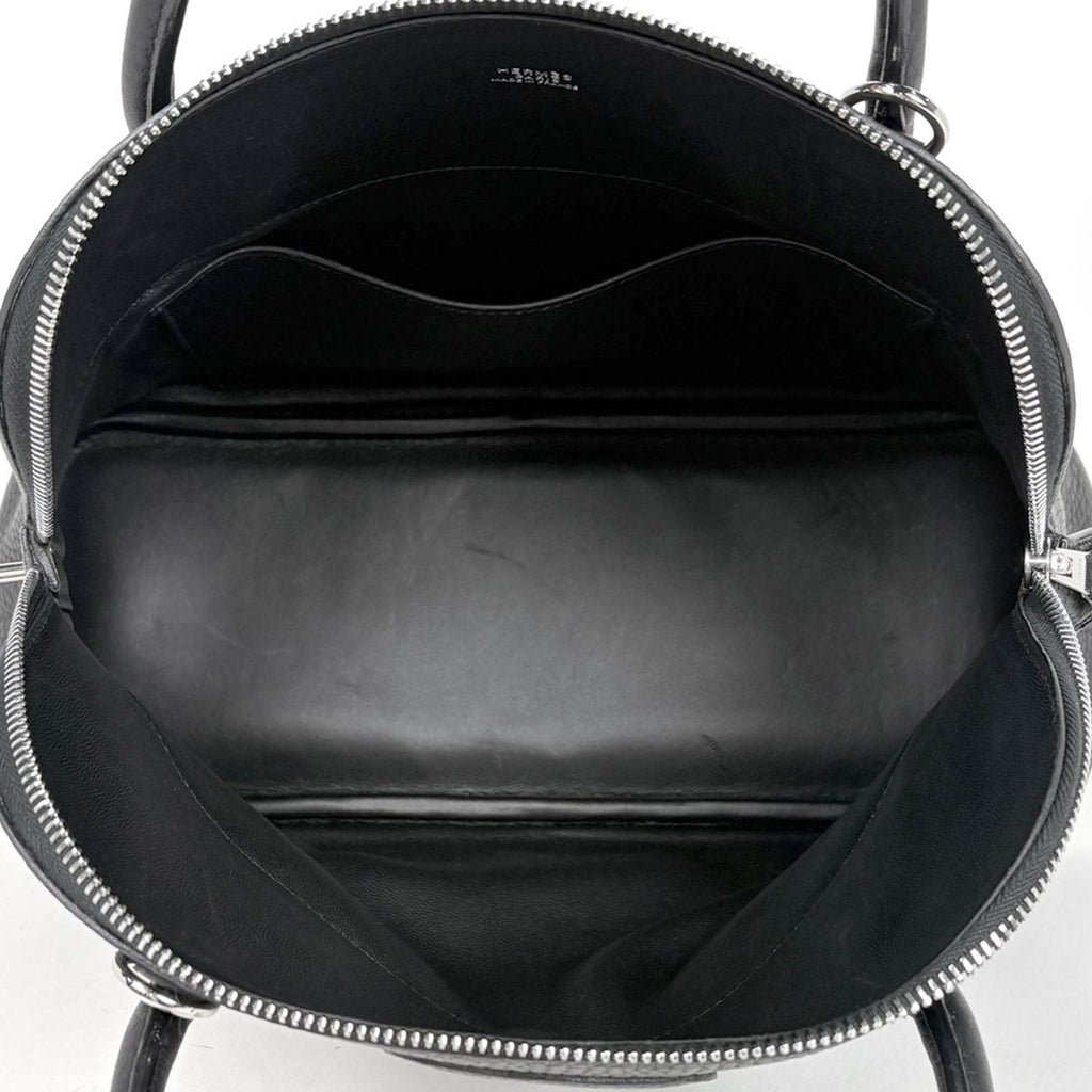 Hermes Bolide 31 2-Way Togo Black Handbag — view 8