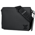 Louis Vuitton Takeoff Messenger LV Aerogram Shoulder Bag Leather Noir