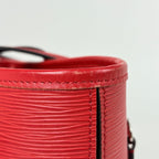 Louis Vuitton Neverfull MM Tote Bag Epi Coquelicot — view 6