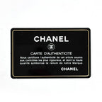 Chanel CC Logo Chain Tote Bag Quilted Caviar Leather Black — view 8