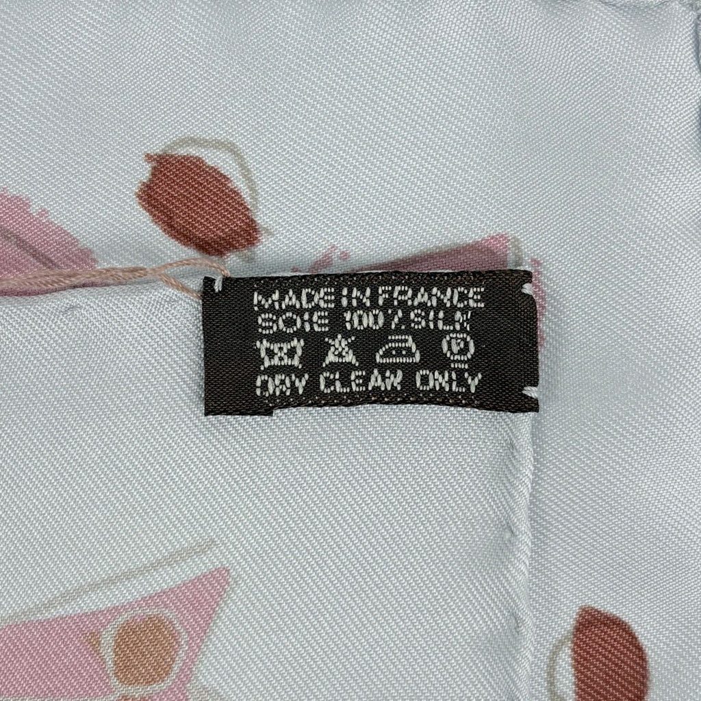 Hermes Carre 90 Fairytales Fairy Tale Scarf Silk Light Blue Multicolor — view 2