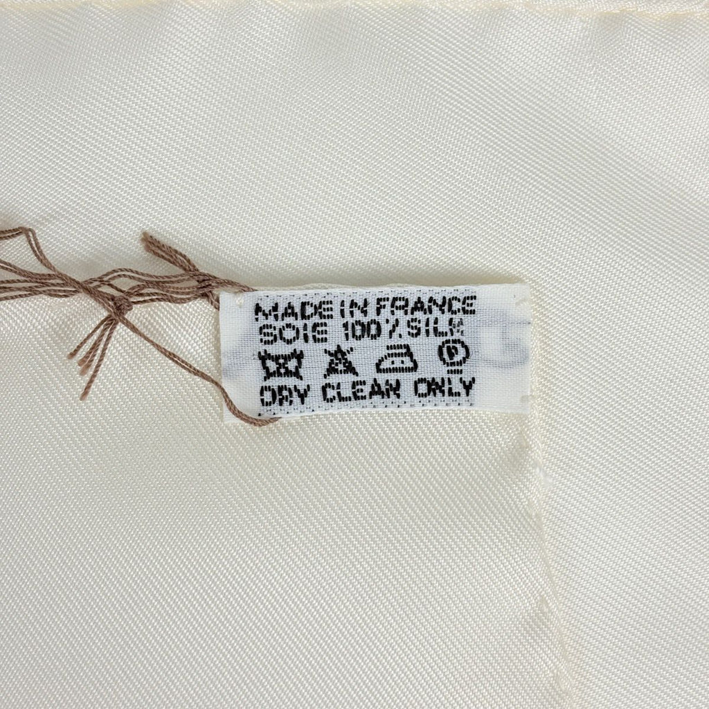 Hermes Carre 90 I Hola Flamenca! Flamenca Scarf Silk Pink Ivory Multicolor — view 2