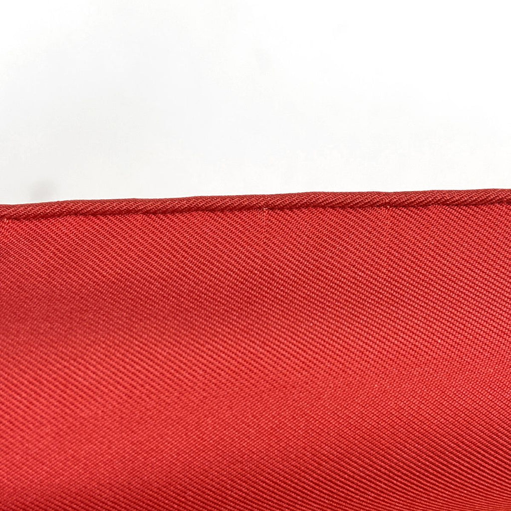 Hermes Carre 90 Swing Golf Club Scarf Silk Red Yellow Multicolor — view 3