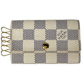 Louis Vuitton Multicles 6 Key Case Damier Azur White Key Holder