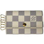 Louis Vuitton Multicles 6 Key Case Damier Azur White Key Holder