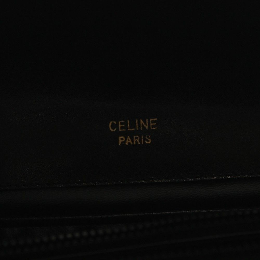 Celine Horse Carriage Shoulder Bag Leather Black — view 3