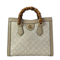 Gucci Tote Bag Diana Small Ivory Gold Beige Nishijin Ori Hosoo Collaboration