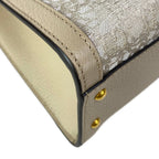 Gucci Tote Bag Diana Small Ivory Gold Beige Nishijin Ori Hosoo Collaboration — view 6