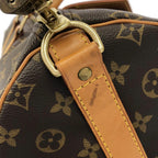 Louis Vuitton Monogram Keepall Bandouliere 55 Boston Bag — view 5