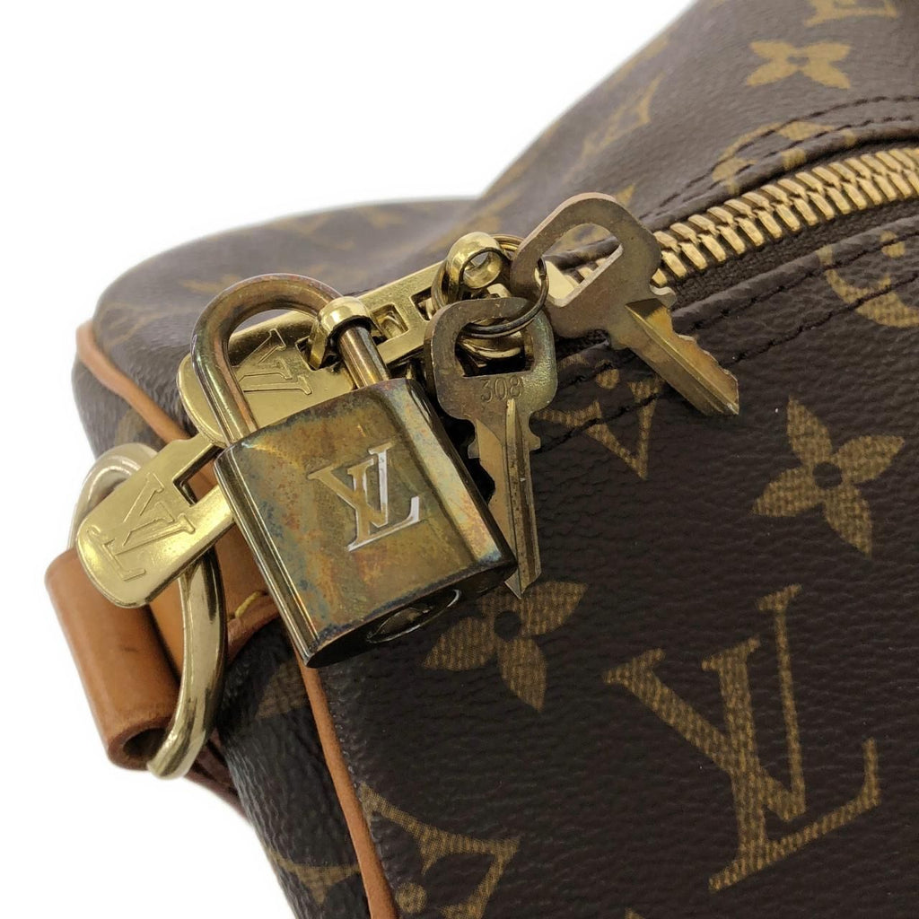 Louis Vuitton Monogram Keepall Bandouliere 55 Boston Bag — view 6