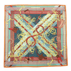 Hermes Brides Et Gray Carre Shawl Scarf