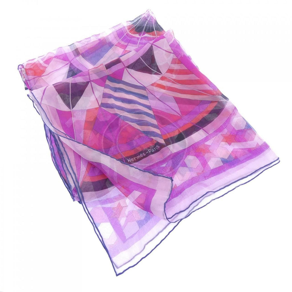 Hermes Stole Scarf Pink