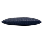 Chanel Clutch Quilted Navy Silver Lambskin — view 5