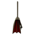 Gucci Shoulder Bag Dionysus Beige Dark Brown Red Chain — view 2