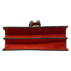 Gucci Shoulder Bag Dionysus Beige Dark Brown Red Chain — view 5