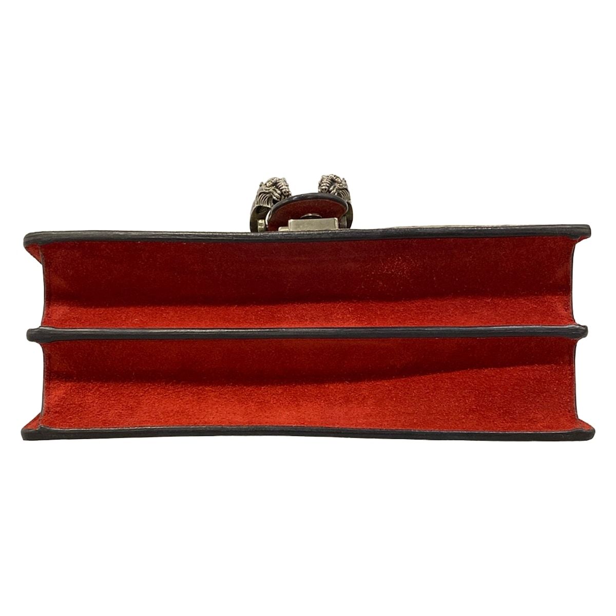 Gucci Shoulder Bag Dionysus Beige Dark Brown Red Chain — view 5
