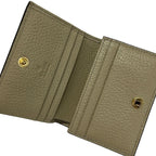 Gucci Bifold Wallet Ophidia Beige Dark Green Bordeaux Leather — view 3