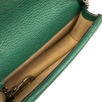 Gucci Shoulder Bag Dionysus Green Chain Leather — view 7