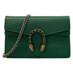 Gucci Shoulder Bag Dionysus Green Chain Leather