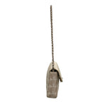 Chanel Shoulder Bag New Travel Line Choco Bar Stitch Beige Chain Silver Leather — view 2