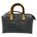 Fendi Handle Mini Visible Black Leather Handbag