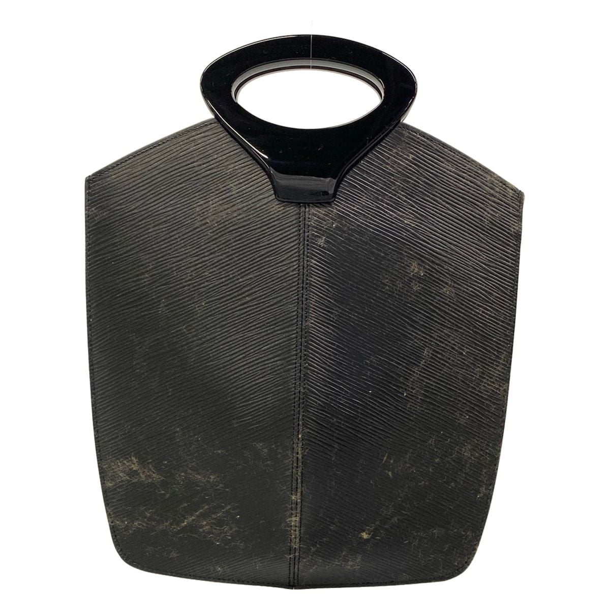 Louis Vuitton Handle Epi Demilune Noir Leather Handbag — view 3