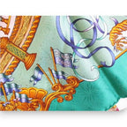 Hermes Carre 90 Luna Park Amusement Merry Go Round Silk Scarf — view 6