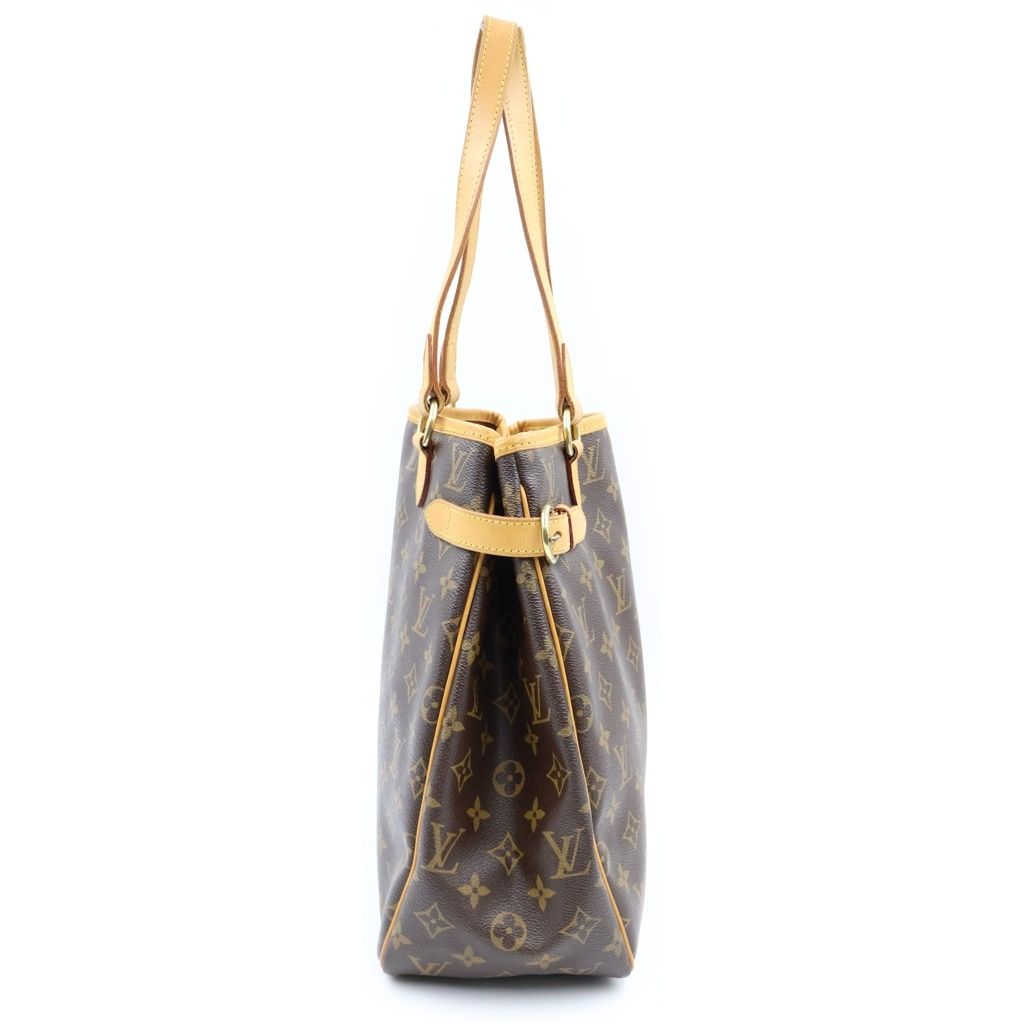 Louis Vuitton Monogram Batignolles Vertical Brown Handle Handbag — view 3