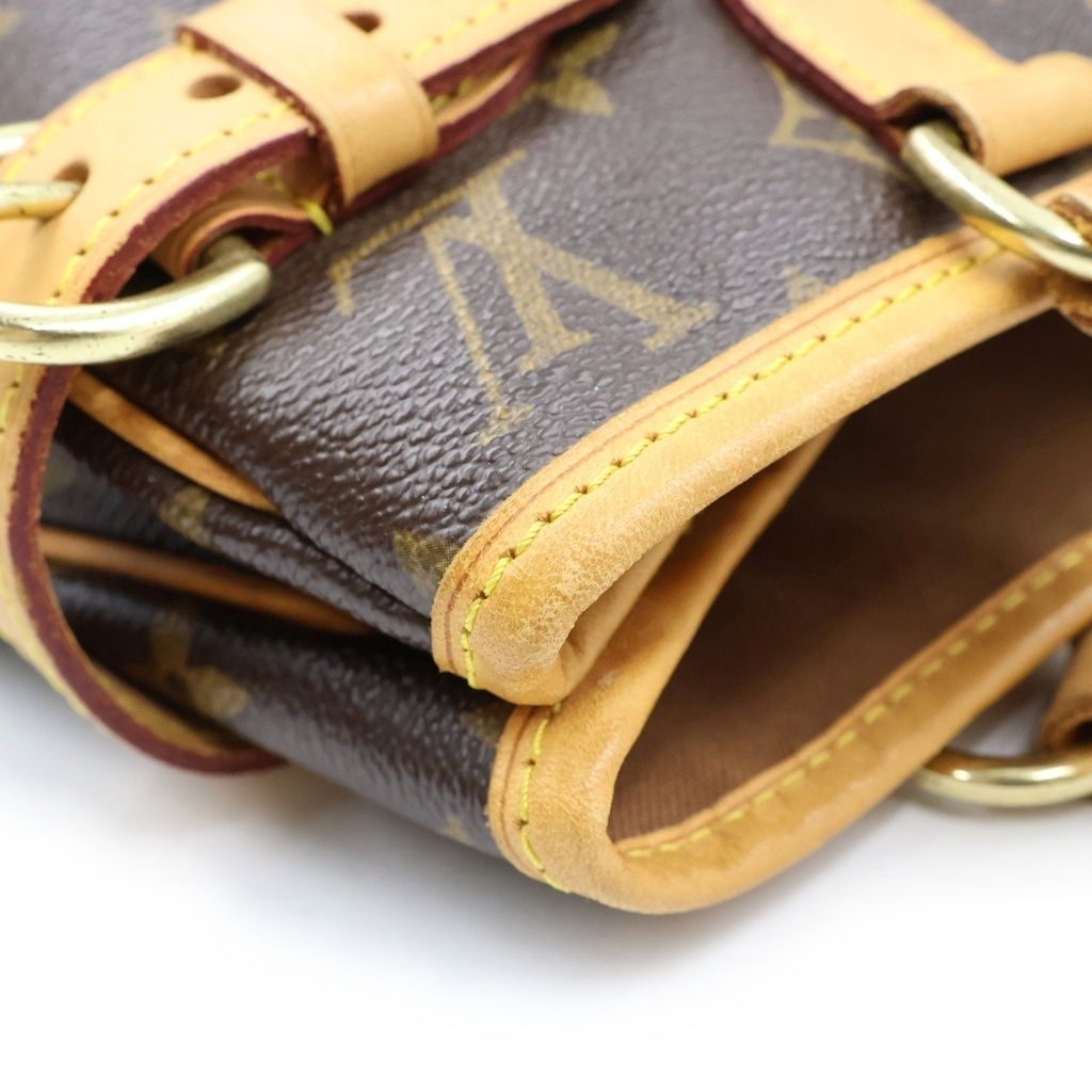 Louis Vuitton Monogram Batignolles Vertical Brown Handle Handbag — view 6