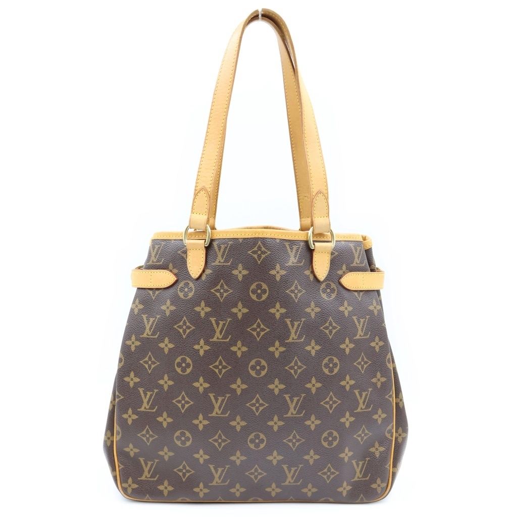 Louis Vuitton Monogram Batignolles Vertical Brown Handle Handbag — view 2
