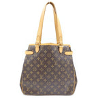 Louis Vuitton Monogram Batignolles Vertical Brown Handle Handbag — view 2
