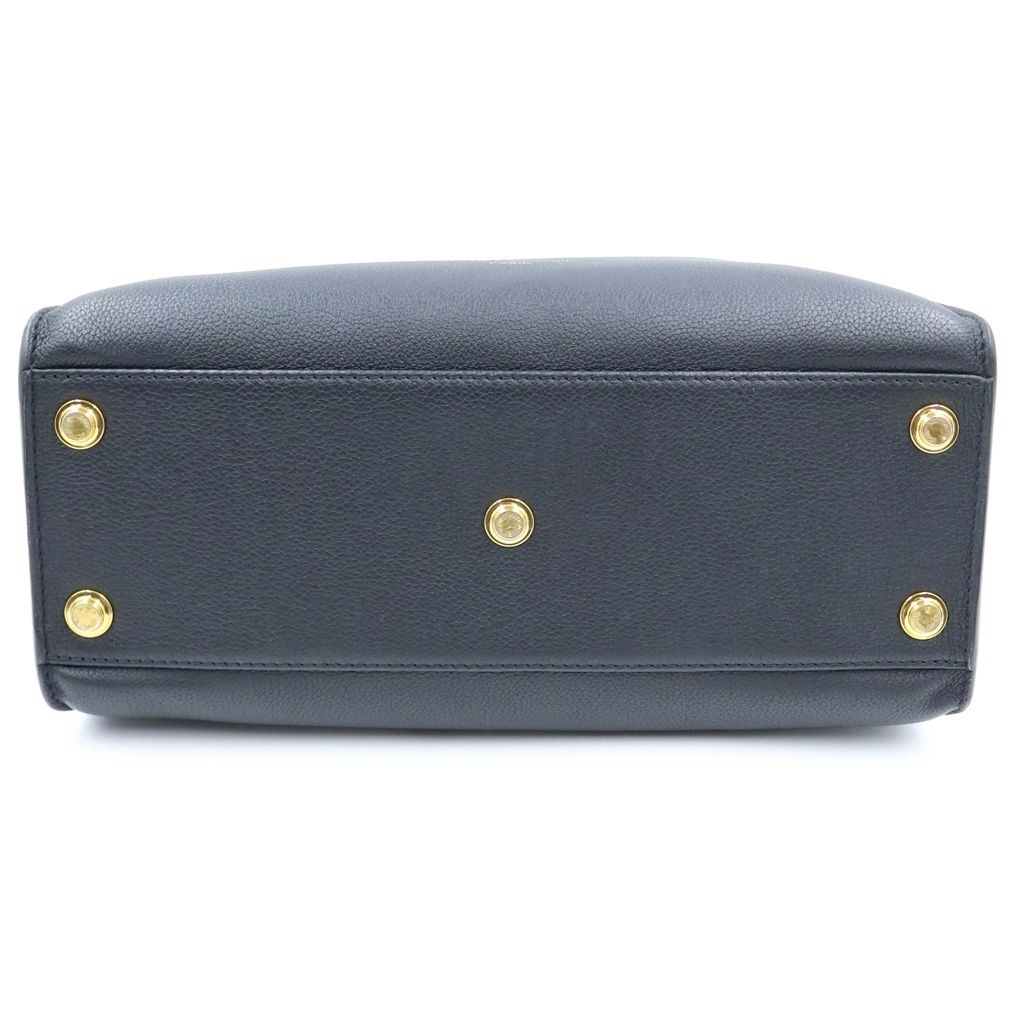 Louis Vuitton on My Side MM Handle Noir Leather Handbag — view 4
