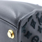 Louis Vuitton on My Side MM Handle Noir Leather Handbag — view 5