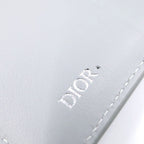 Dior CD Diamond Canvas Trifold Wallet Gray — view 5