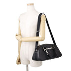 Dior Handle Hardcore Rhinestone 2-Way Shoulder Black Handbag — view 5