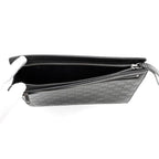 Celine Clutch Triomphe Calfskin Black — view 5