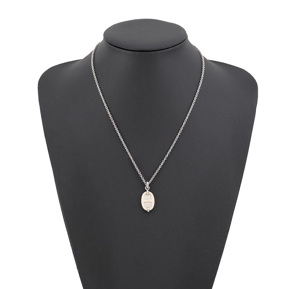 Hermes Pendant Mini Maillon PM White — view 4