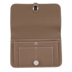 Hermes Wallet Dogon GM Duo Etoupe Silver Togo — view 5