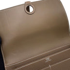 Hermes Wallet Dogon GM Duo Etoupe Silver Togo — view 7