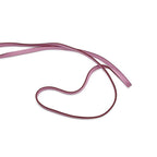 Hermes Long Necklace Clochette Lucky Daisy Mauve Sylvestre Cuible White Silver — view 6