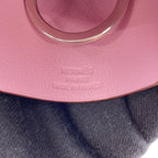 Hermes Long Necklace Clochette Lucky Daisy Mauve Sylvestre Cuible White Silver — view 7
